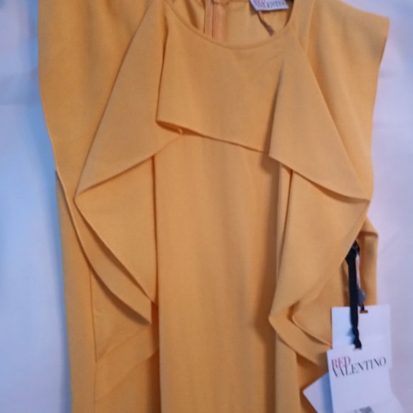 Red Valentino Sleeveless Jumpsuit with Frill Detail - Picture 5 of 10